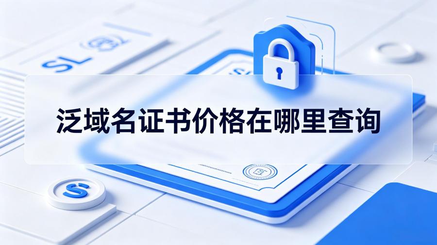 泛域名证书价格