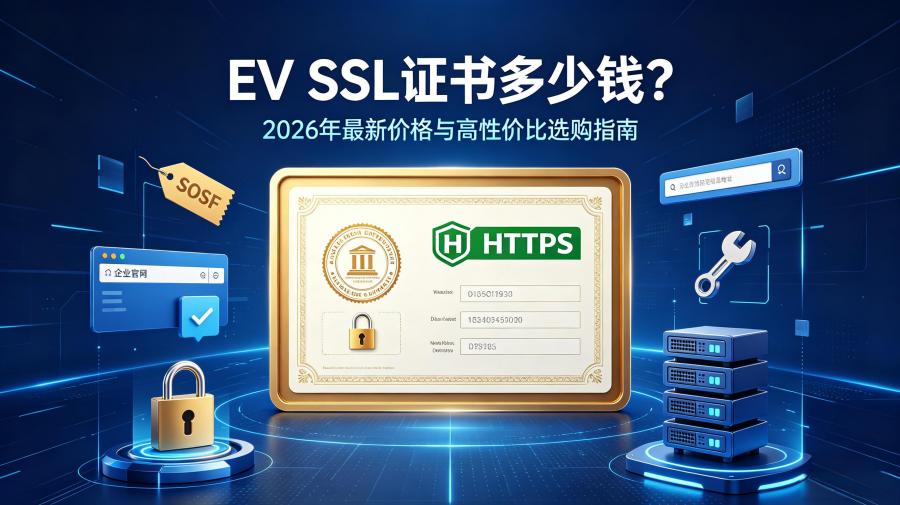 EV SSL证书多少钱
