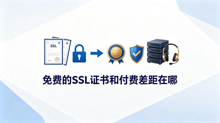免费的SSL证书和付费差距