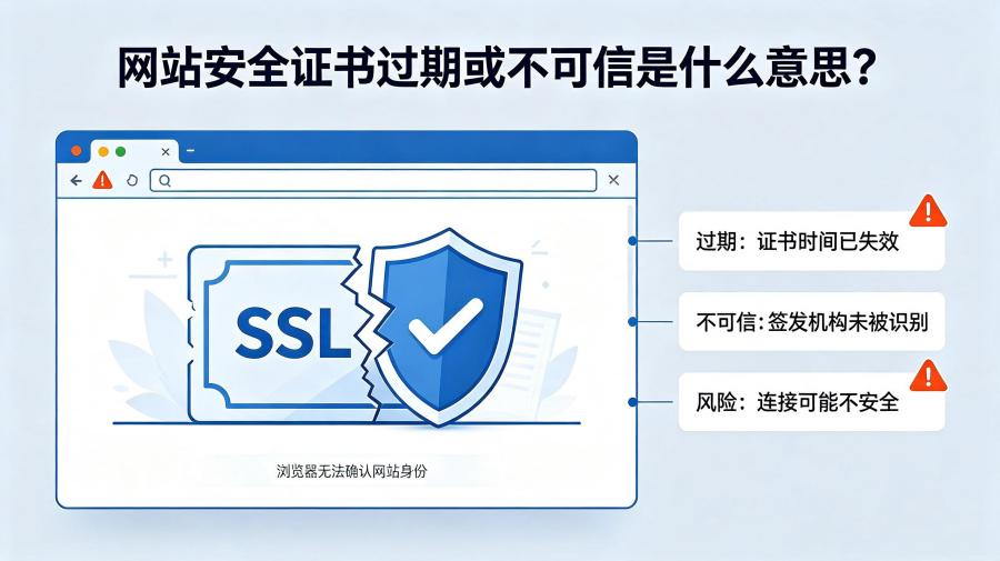 网站安全证书过期
