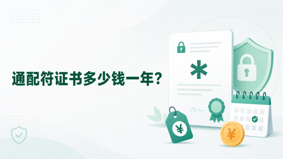 通配符证书多少钱