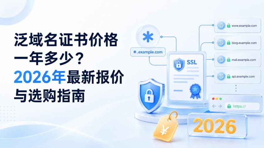 泛域名证书价格