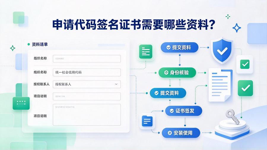 申请代码签名证书
