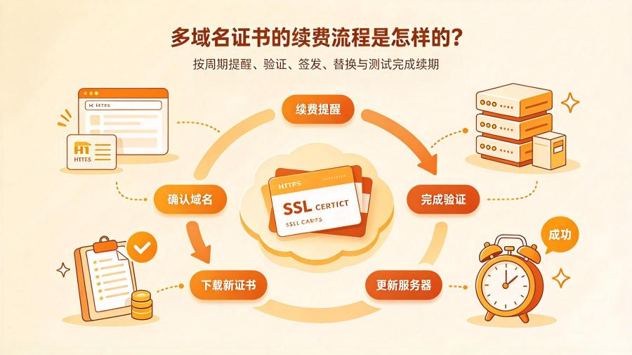 多域名证书续费