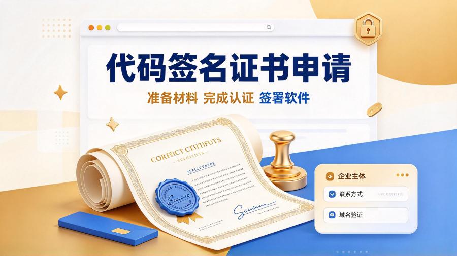 代码签名证书申请
